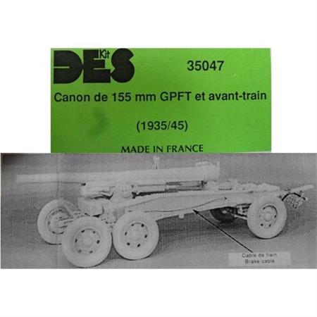 Canon de 155mm GPFT et avant-train