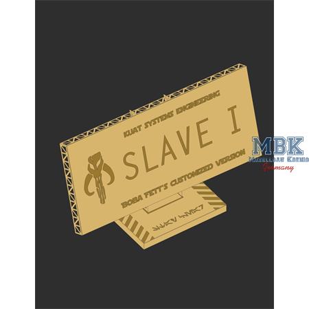 Label ”Boba Fett´s SLAVE I”