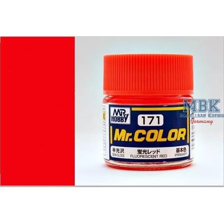 Fluorescent Red/Fluoreszierend Rot (10ml) Seiden M