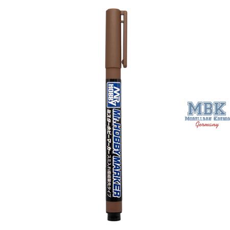 Mr. Hobby Marker Super Fine Tip BROWN