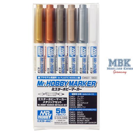 Mr. Hobby Marker Metallic-Set