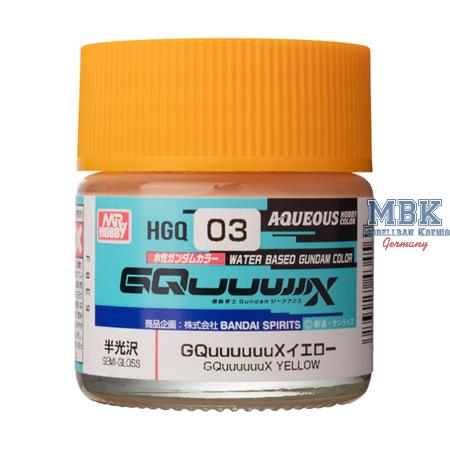 Aqueous Gundam Color GQuuuuuuX Yellow (10ml)