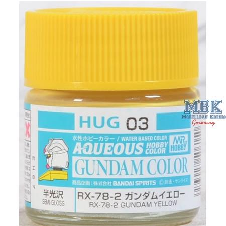 Gundam Color 10 ml RX-78-2 Gundam Yellow Semi Glos