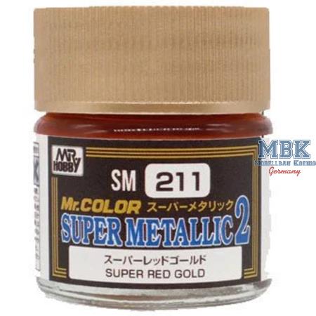 Super Metalic Colours II 10ml Super Red Gold