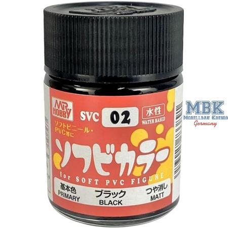 Soft Vinyl Color (18ml) Black