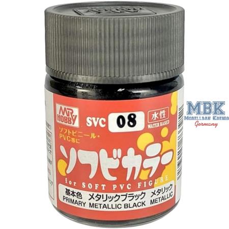 Soft Vinyl Color (18ml) Metallic Black