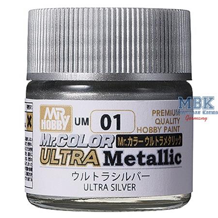 Mr. Color Ultra Metallic Colors Ultra Silver 10ml