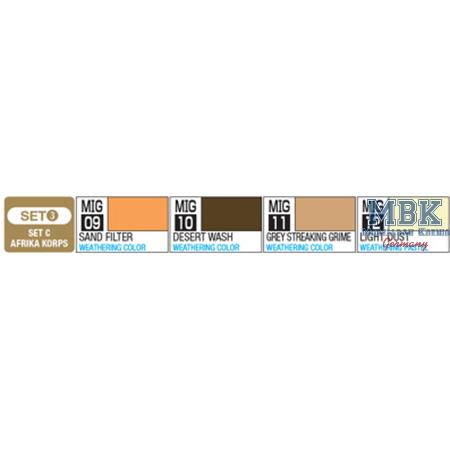 Yakumo Color Set C WWII Afrika Korps