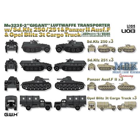 WWII Luftwaffen Messerschmitt Me 323 E-2 GIGANT