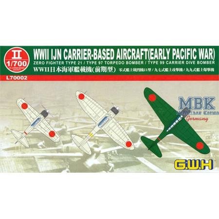 WWII IJN Carrier Aircraft Early Pacific War 1:700