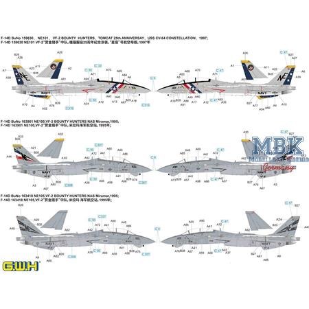 Grumman F-14D Tomcat VF-2 "Bounty Hunters"