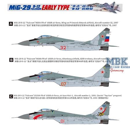 Mikoyan MIG-29 9-12 "Fulcrum" Early Type