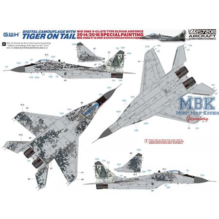 MiG-29AS Slovak Air Force 2014/2016 Special Paint