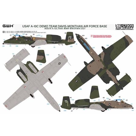 USAF A-10C Demo Team Davis-Monthan AF Base 2021