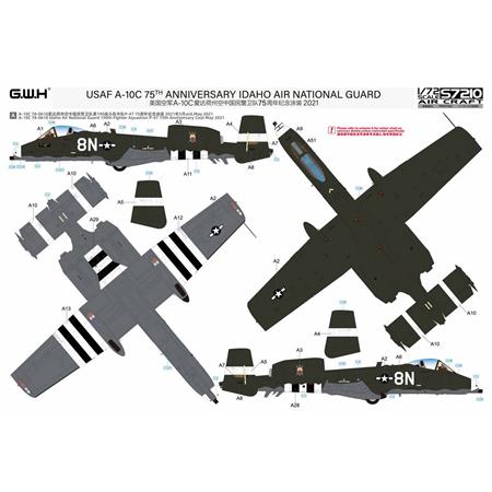 USAF A-10C 75th Anniversary Idaho Air National Grd