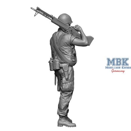 Vietnam war "US M60 Gunner" 1:35