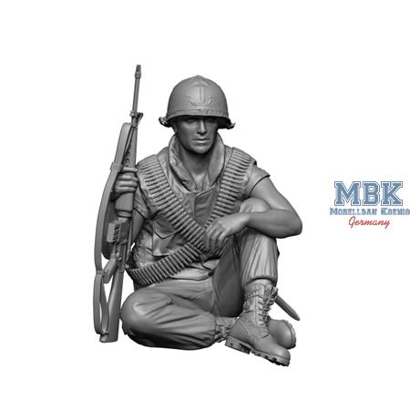 Vietnam war "US rifleman sitting position" 1:16