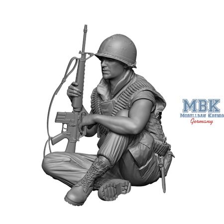 Vietnam war "US rifleman sitting position" 1:16