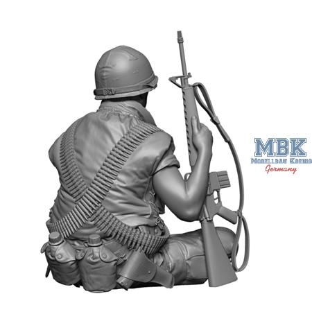 Vietnam war "US rifleman sitting position" 1:16