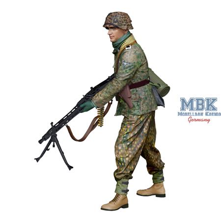 WW2 SS MG42 Gunner 1:16
