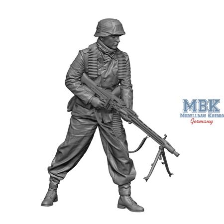 WW2 SS MG42 Gunner 1:16