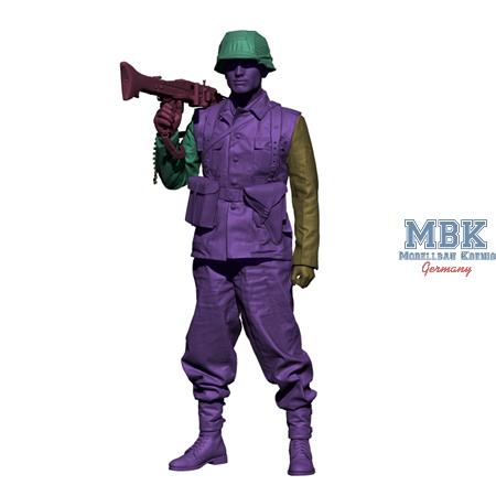 WW2 SS MG42 Gunner Normandy 1:16