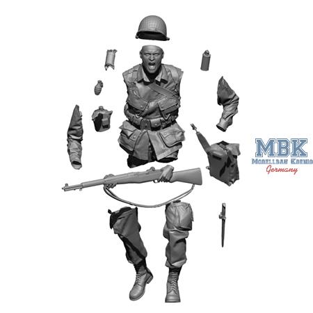 WW2 U.S. Paratrooper "Charge" 1:16