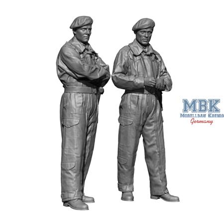 WW2 British Tank crew set 1:16