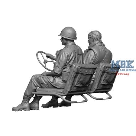 U.S. MUTT Jeep driver & crew (Vietnam ver) 1:35