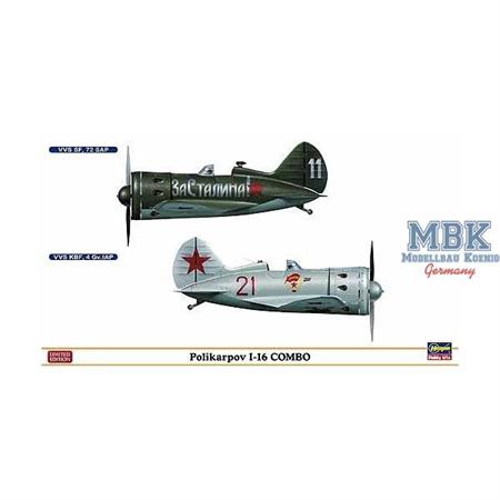Polikarpov I-16 Combo (2 Bausätze)
