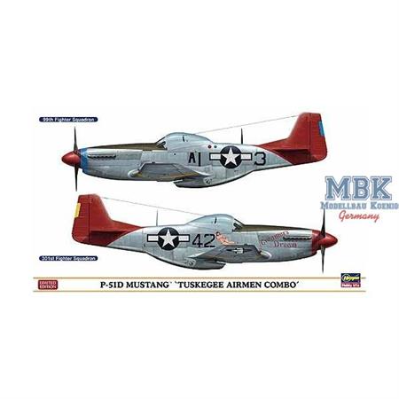 P-51D Mustang "Tuskegee Airmen Combo" 2in1