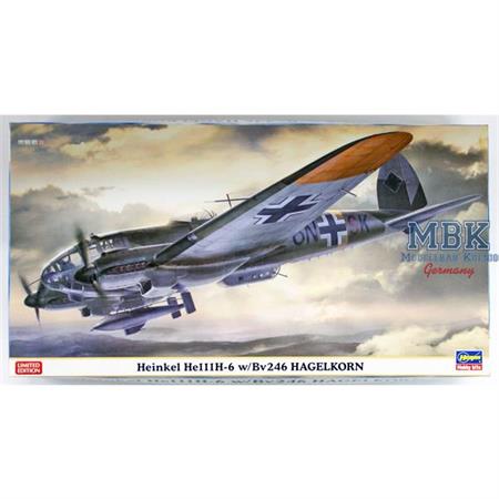 Heinkel HE111 H6 mit BV246 Hagelkorn  1/72