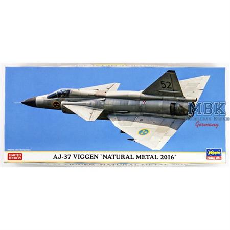 AJ-37 Viggen Natural Metal 2016  1/72