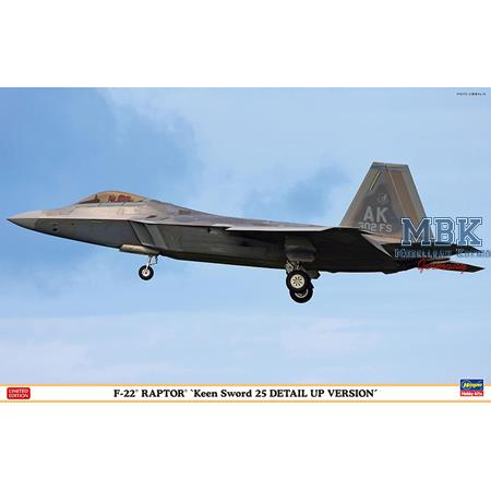F-22 Raptor Keen Sword 25 (Detail-up Version)