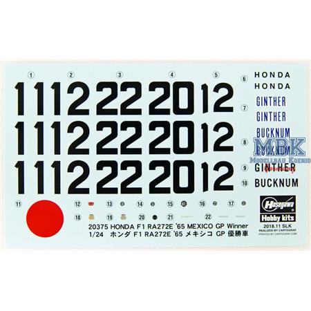 Honda F1 RA272E   1965   1/24