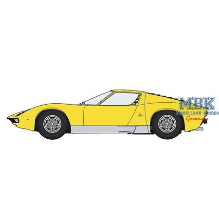 Lamborghini Miura P400 SV, detail version, yellow