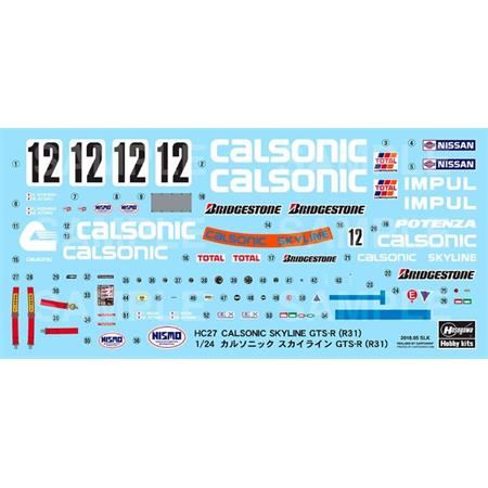 Calsonic Skyline GTS-R R301     HC27    1/24