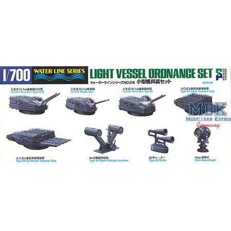 Light Vessel Ordnance Set (Waterline 518)