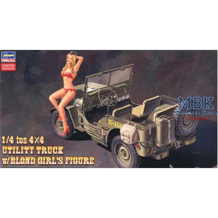 Jeep 1/4 to 4x4 Truck mit blonder Frau SP449 Limit