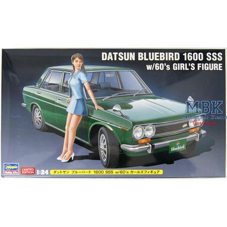 Datsun Bluebird 1600 SSS inkl. Figur 60s   SP477