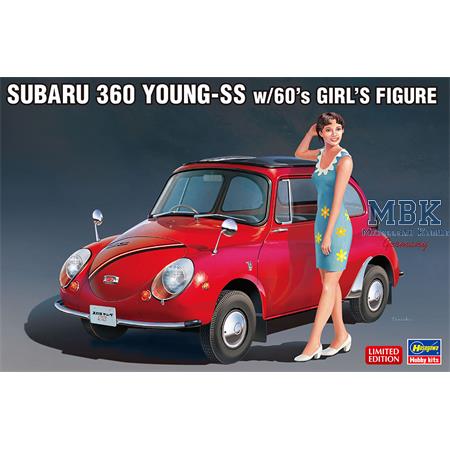Subaru 360 Young ss mit 60er Jahre Girl SP491