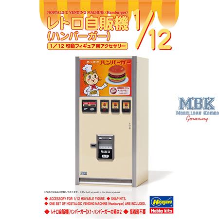 Nostalgic Vending Machine (Hamburger) 1:12