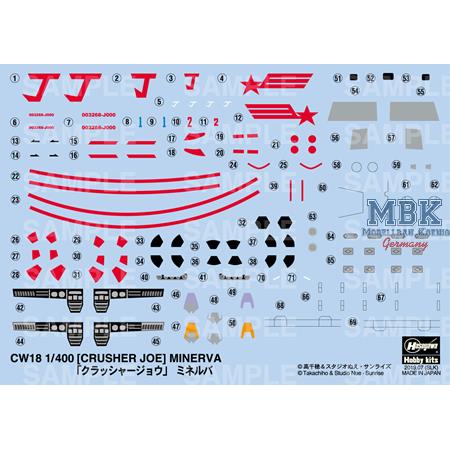 Crusher Joe Minerva 1:400 (CW18)