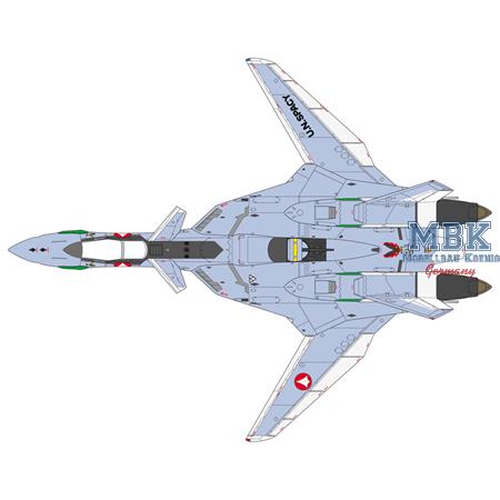 Macross VF-X2 VF-19A VF-X Ravens 1:48