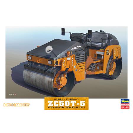 Hitachi Vibratory Tandem Roller ZC50T-5 1/35