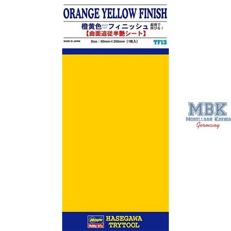 Klebefolie, Fensterfolie Orange 90 x 200 mm