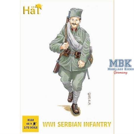 Serbische Infanterie WK I.