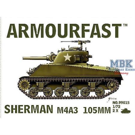 Sherman M4A3 105mm (2er Set)