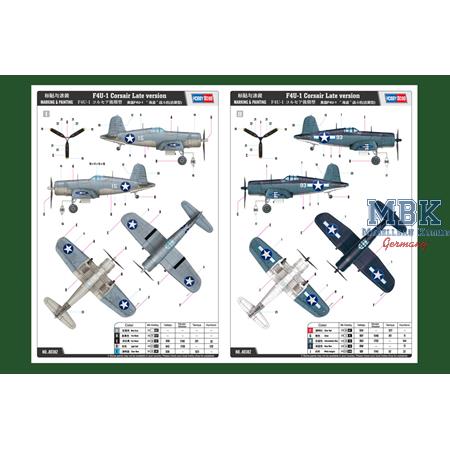 Vought F4U-1 Corsair late version