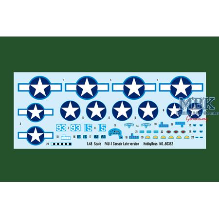 Vought F4U-1 Corsair late version